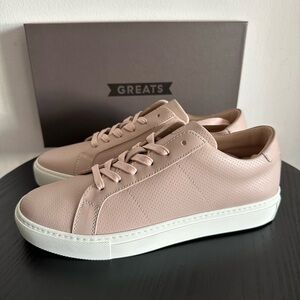Greats Blush Pink Leather Sneakers